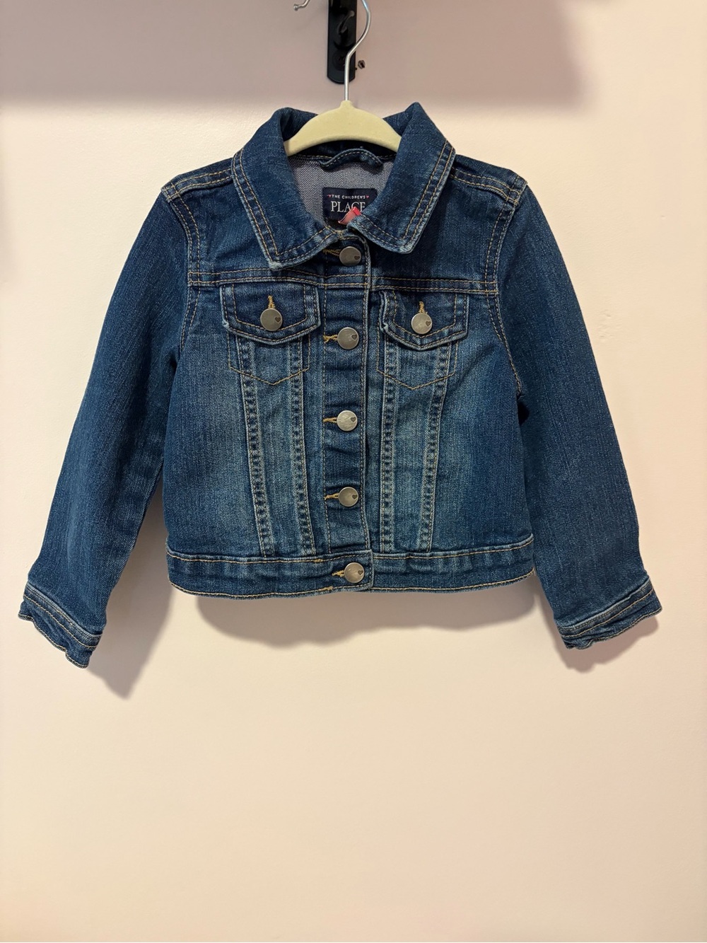 The Children's Place Dark Blue Denim Jacket for Girls